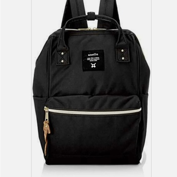Anello Bags Anello Officialbackpack Black Poly Canvas Large From